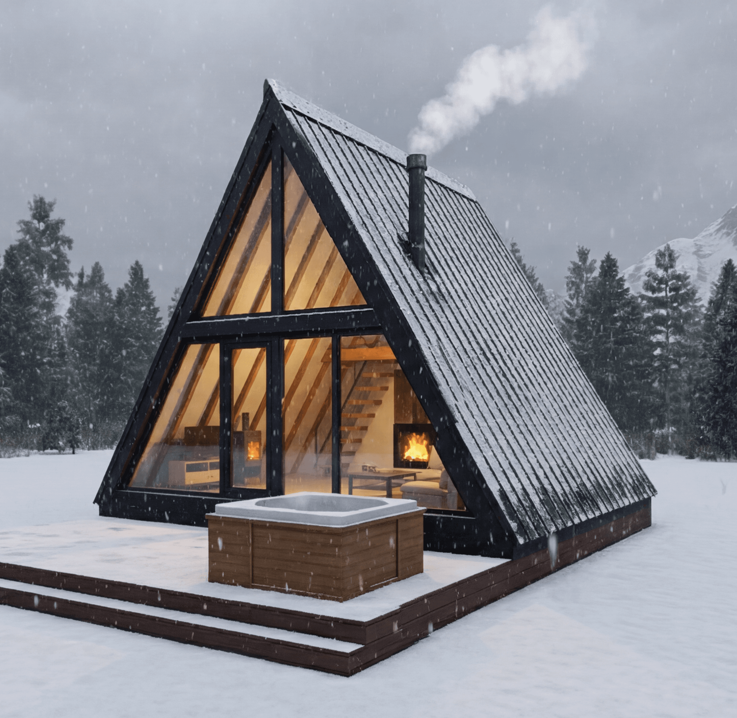 A-frame montažni objekat